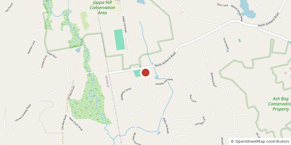 Map to McAfee Practice Field