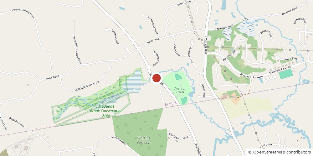 Map to Swenson Field