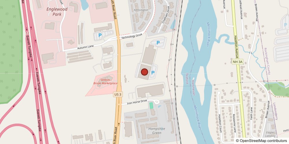 Map to NH Sportsplex