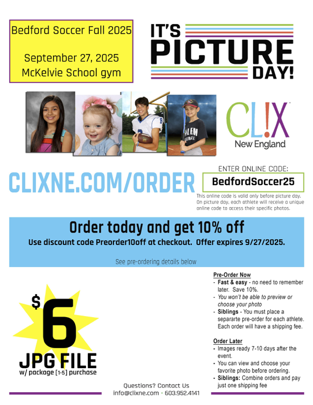 Pictures Preorder Flyer